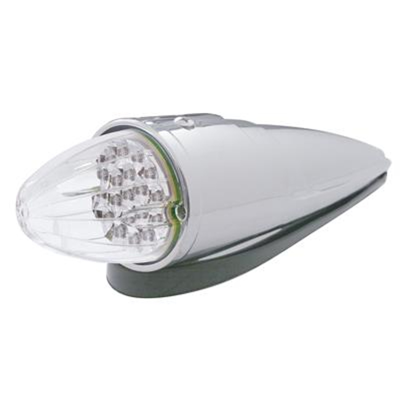 19 LED Reflector Grakon 1000 Style Cab Light Kit - Amber LED/Clear Lens