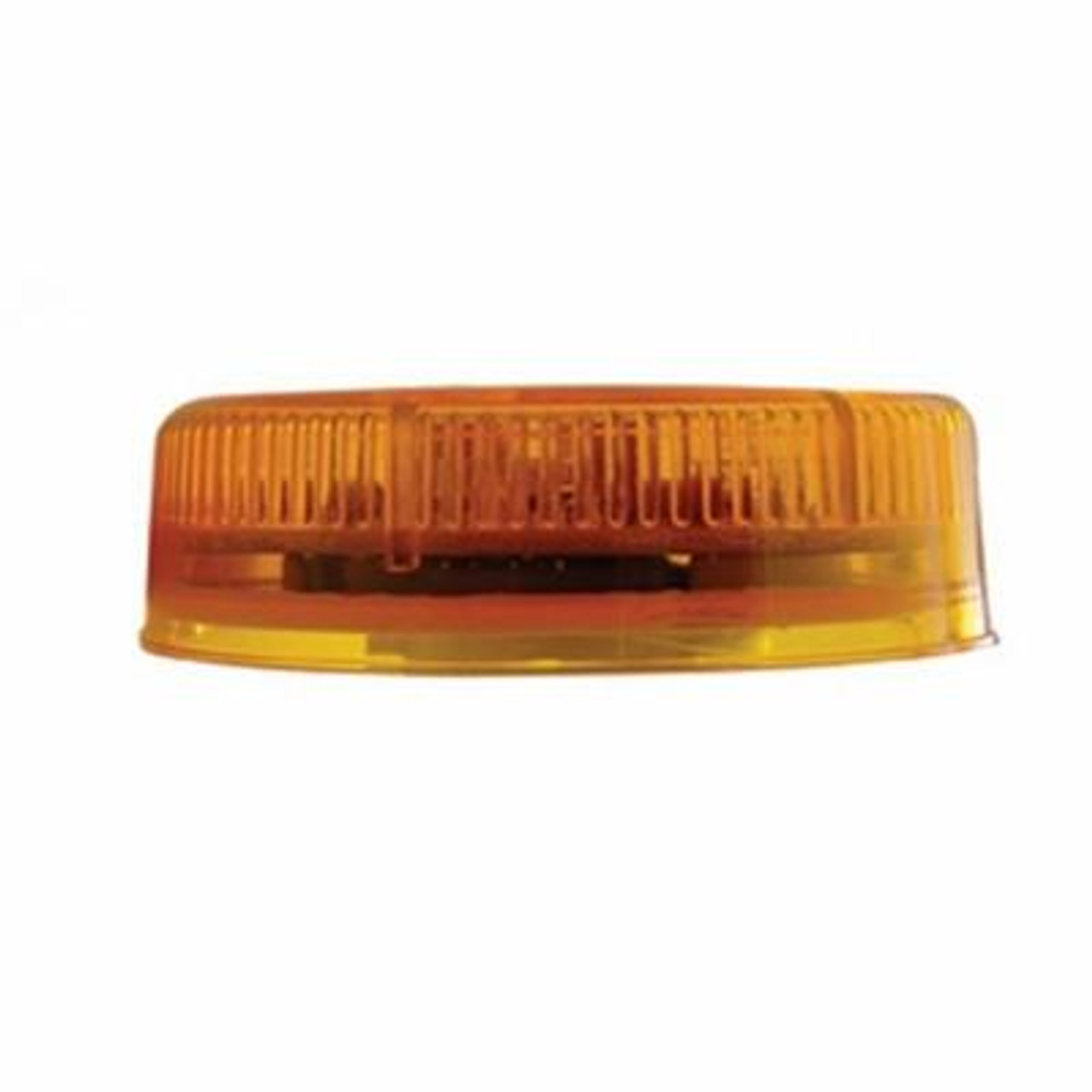 4 LED 2" Round Low Profile Light (Clearance/Marker) - Amber LED/Amber Lens (Bulk)