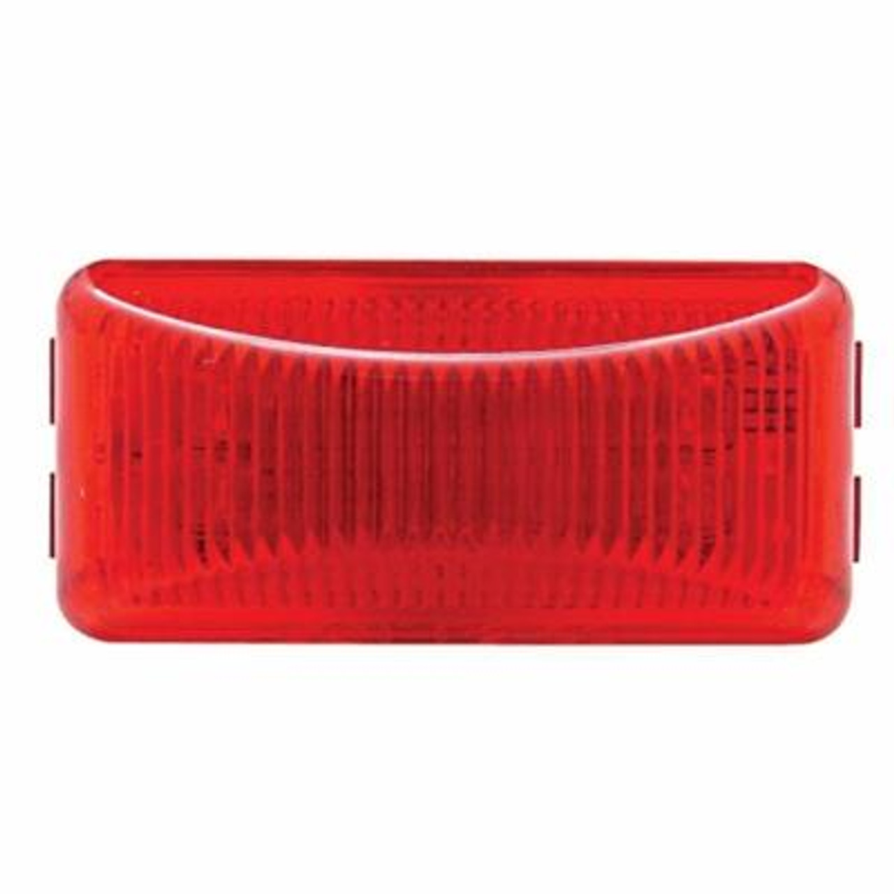 6 LED Rectangular Light (Clearance/Marker) - Red LED/Red Lens (Bulk)