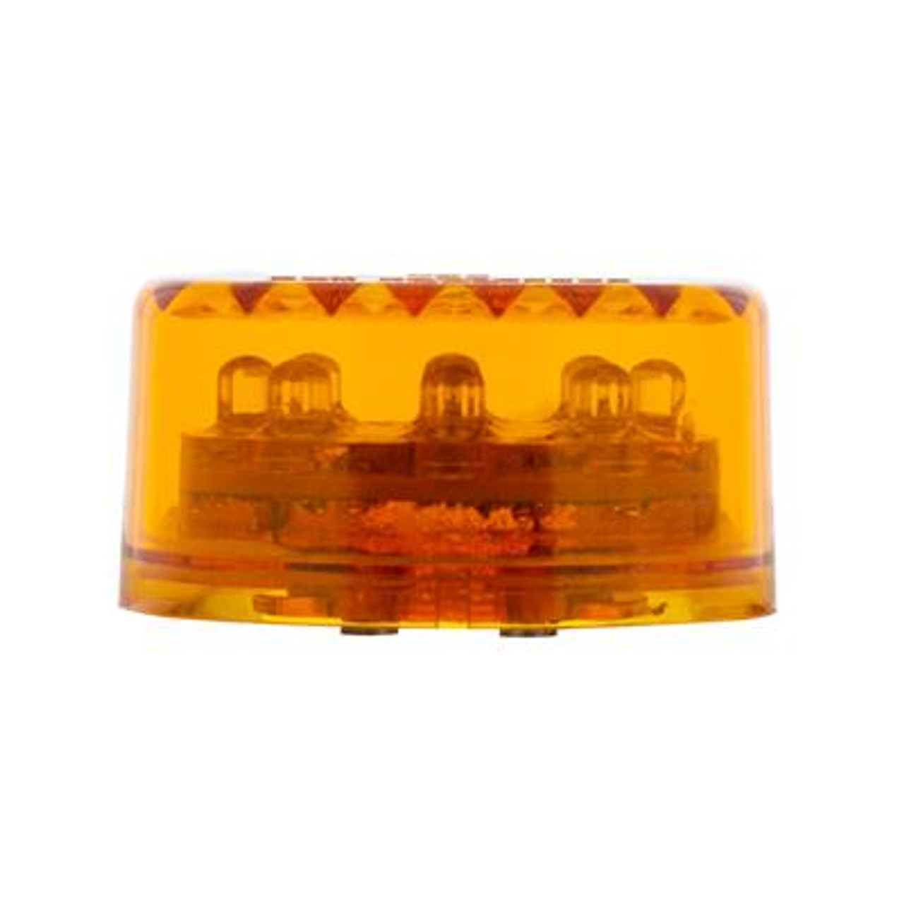 9 LED 2" Round Light (Clearance/Marker) - Amber LED/Amber Lens