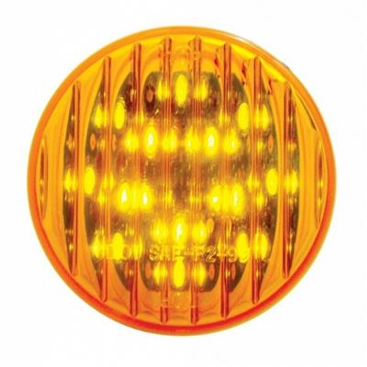 13 LED 2-1/2" Round Light Kit (Clearance/Marker) - Amber LED/Amber Lens