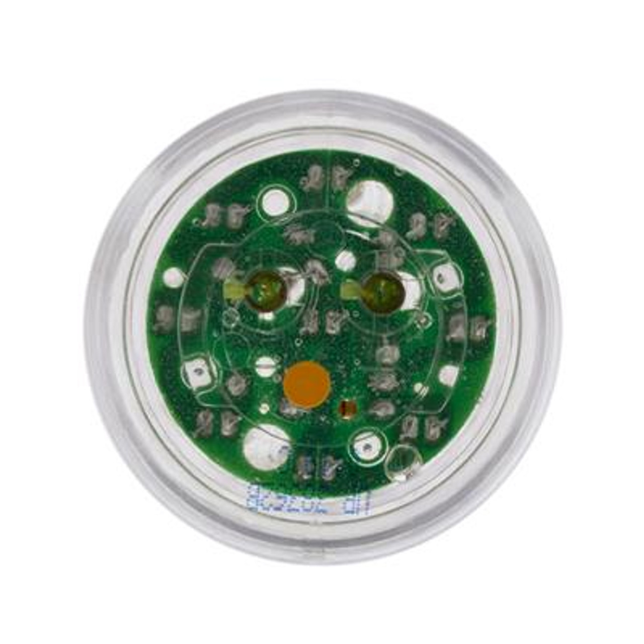 9 LED 2" Round Light (Clearance/Marker) - Amber LED/Clear Lens (Bulk)