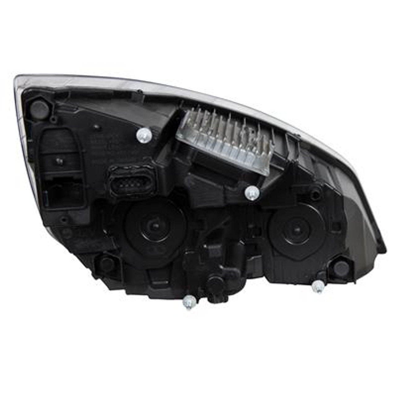 Black LED Projection Headlight With LED Position Light For 2018-2022 Freightliner Cascadia - Driver