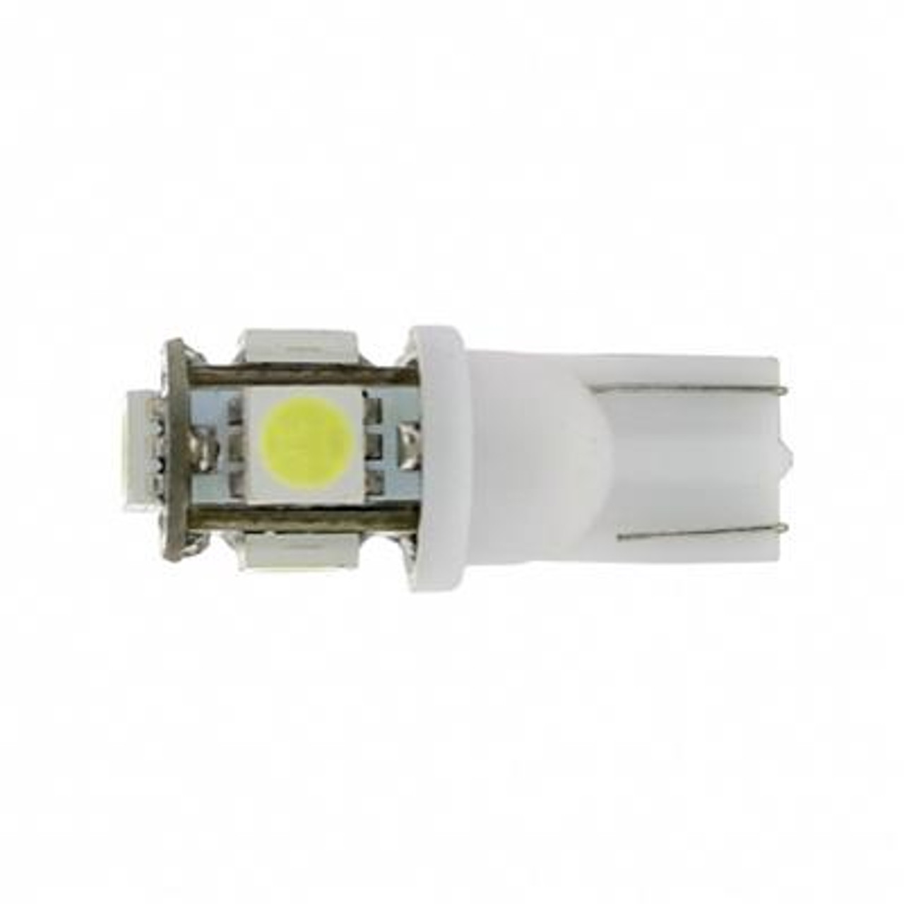 5 High Power LED 360 Degree 194 Bulb - White (2-Pack)