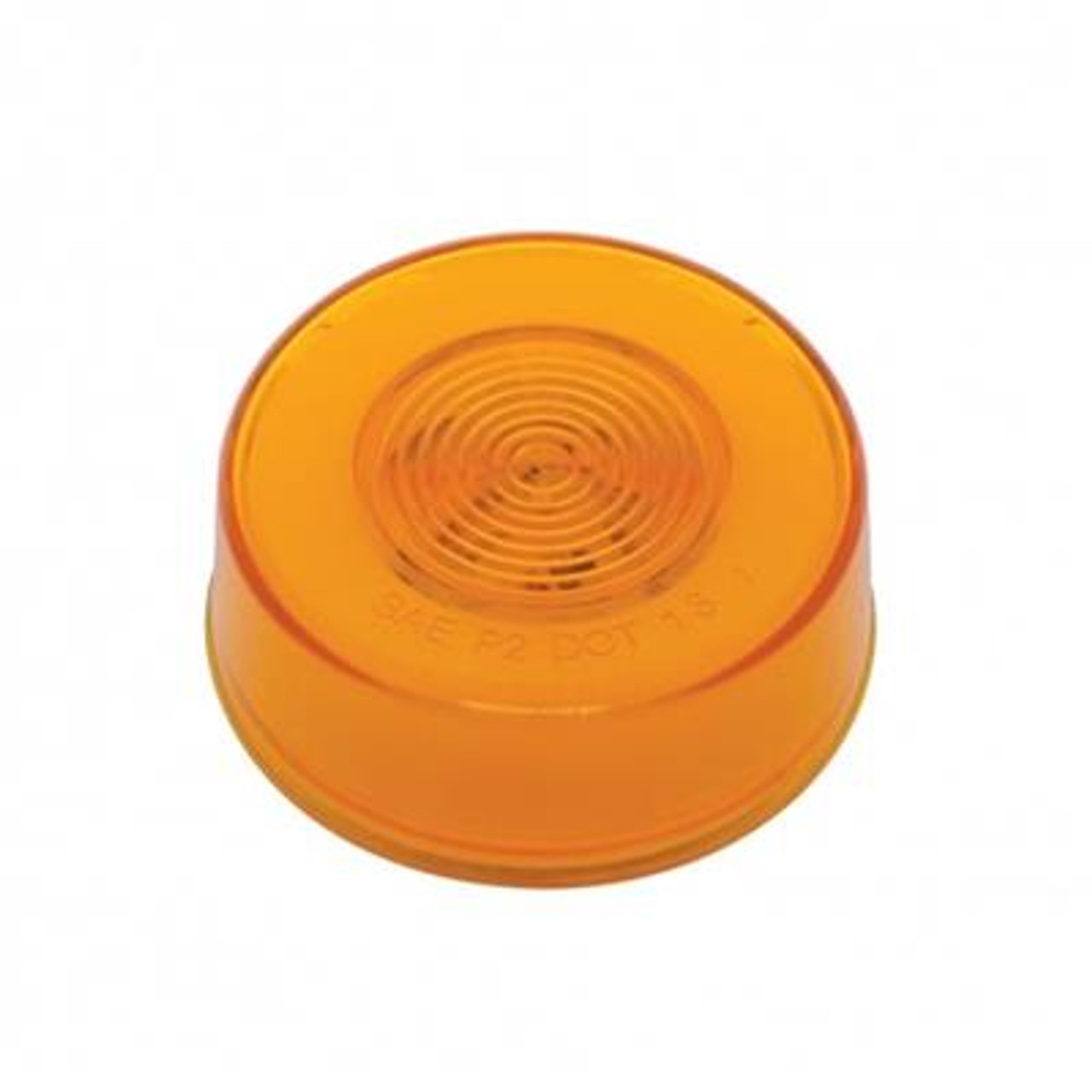 9 LED 2-1/2" Round GloLight (Clearance/Marker) - Amber LED/Amber Lens