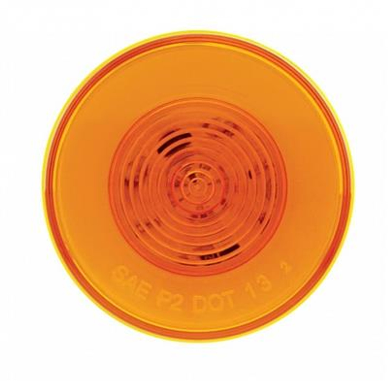 9 LED 2-1/2" Round GloLight (Clearance/Marker) - Amber LED/Amber Lens