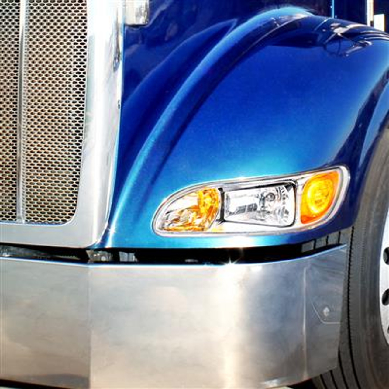 Headlight For 2008+ Peterbilt 382/384/386/387 - Driver - Competition Series