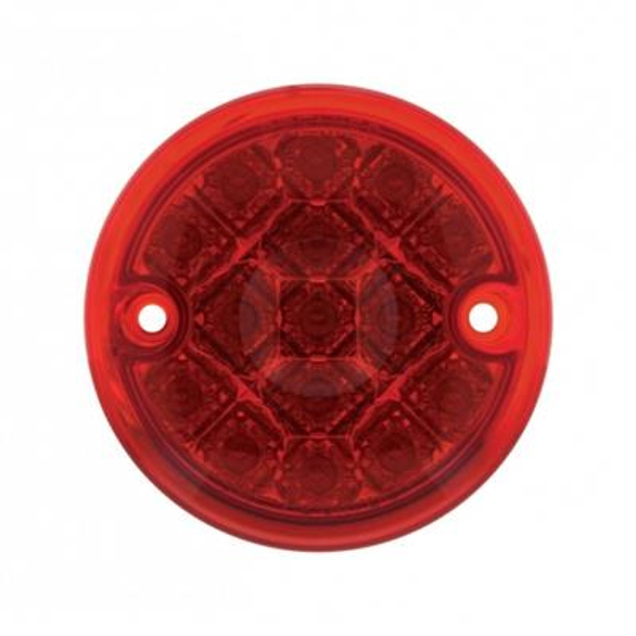 15 LED 3" Reflector Series 4 Light For Double Face Light Housing - Red LED/Red Lens (Bulk)