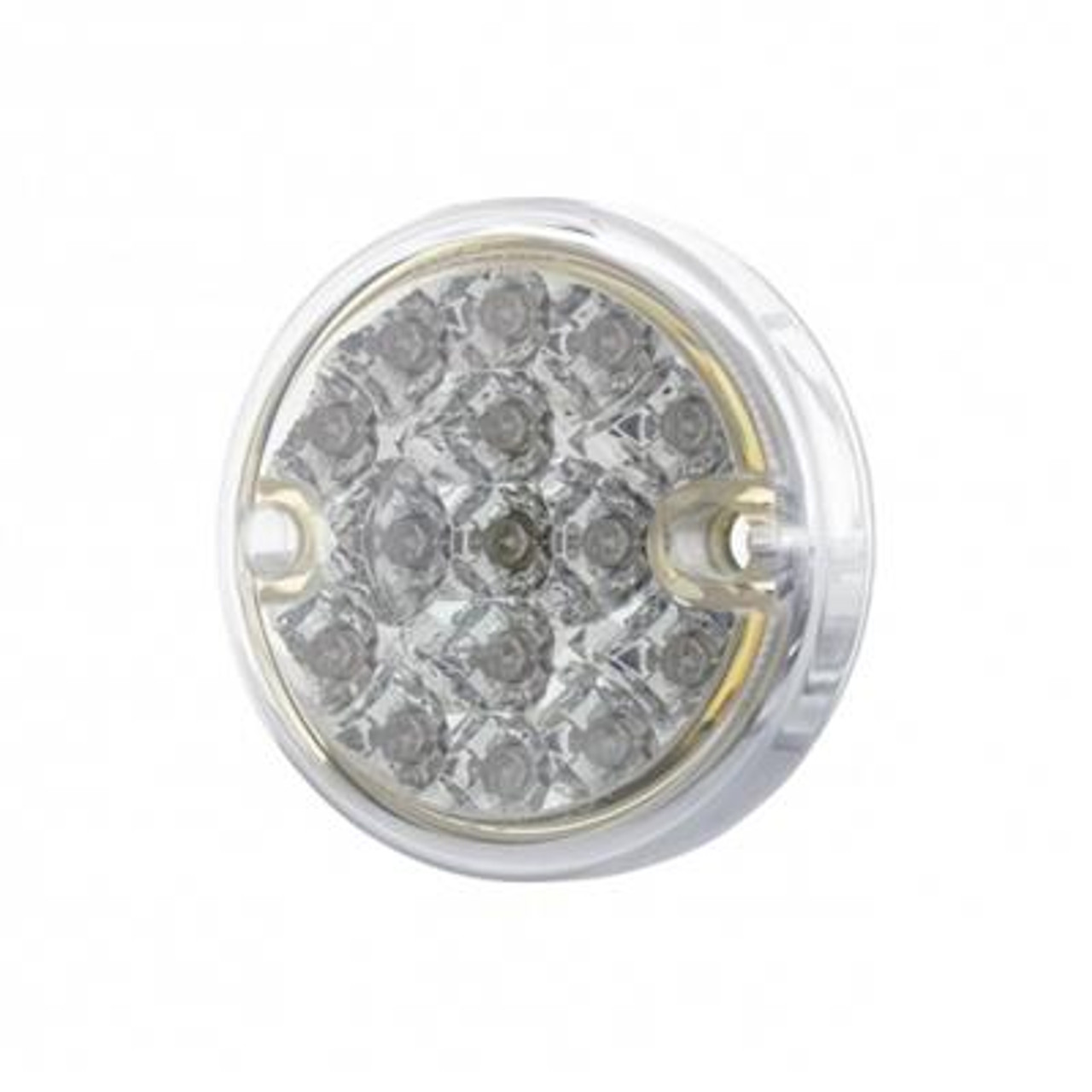 15 LED 3" Reflector Series 4 Light For Double Face Light Housing - Amber LED/Clear Lens (Bulk)