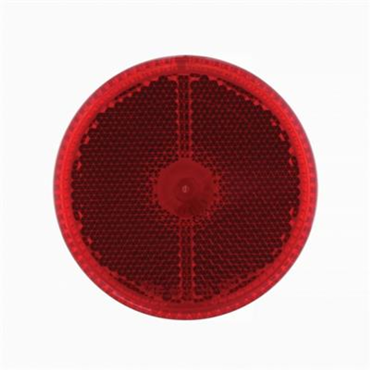 2-1/2" Round Reflectorized Light (Clearance/Marker) - Red Lens