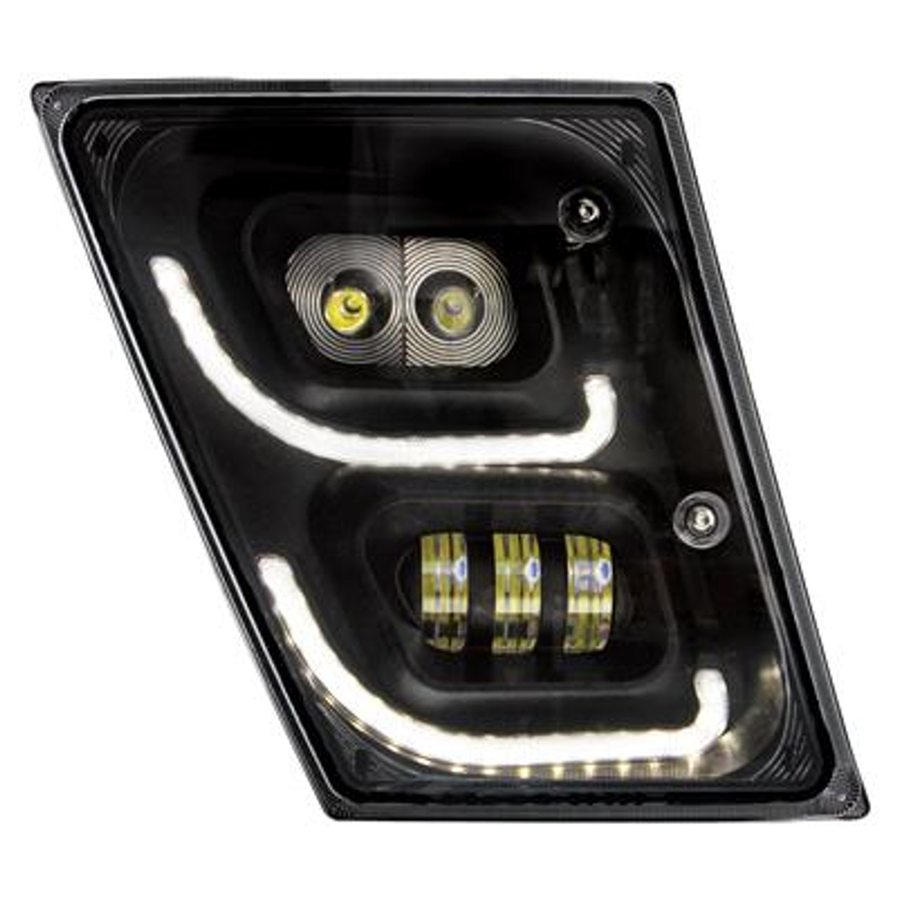 Not only do LEDs look better and brighter, but they also last way longer than their incandescent counterparts. Outfitting your big rig with LEDs will allow other drivers to see you better at night while lighting the road better than before.