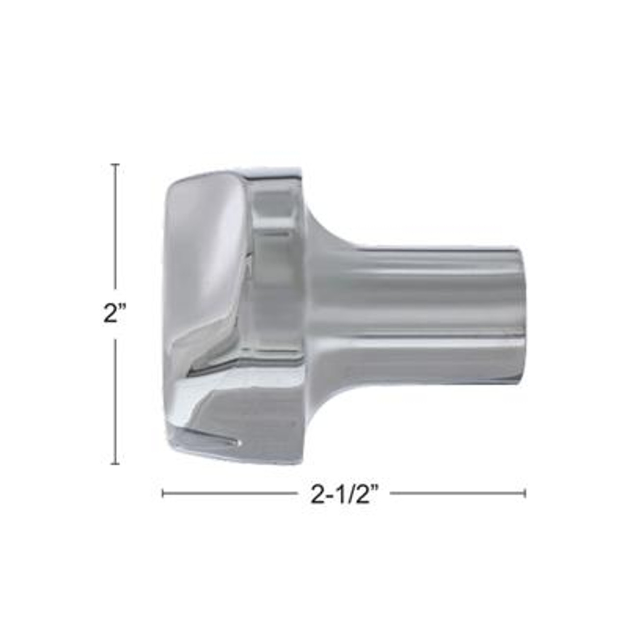 Chrome Ace Of Spades Air Valve Knob