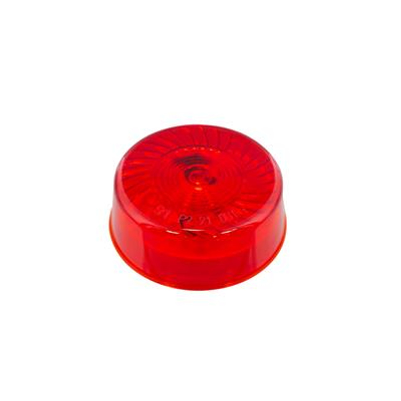 7 LED 2" Round Turbine Light (Clearance/Marker) - Red LED/Red Lens