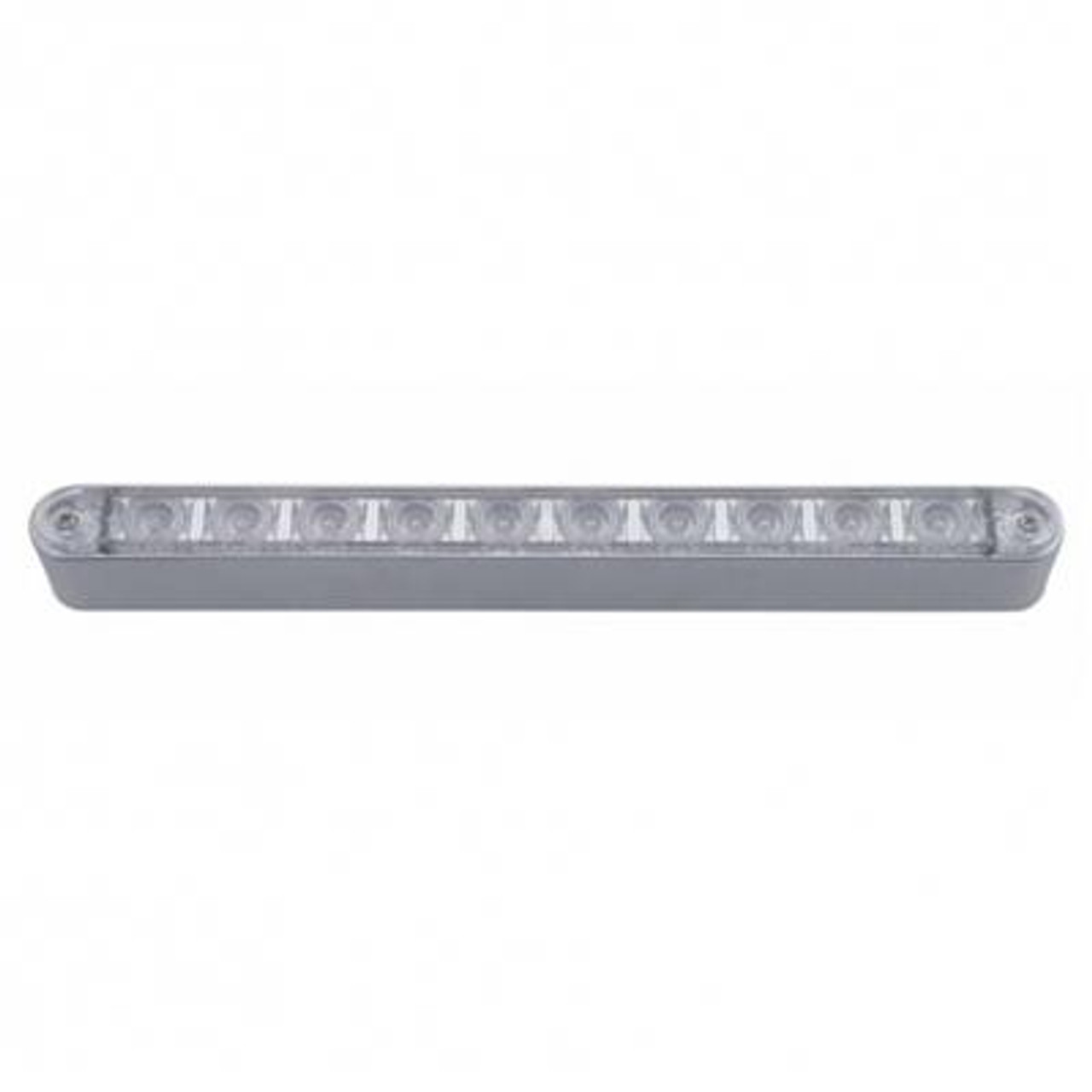 10 LED 9" Light Bar With Bezel (Stop, Turn & Tail) - Red LED/Clear Lens