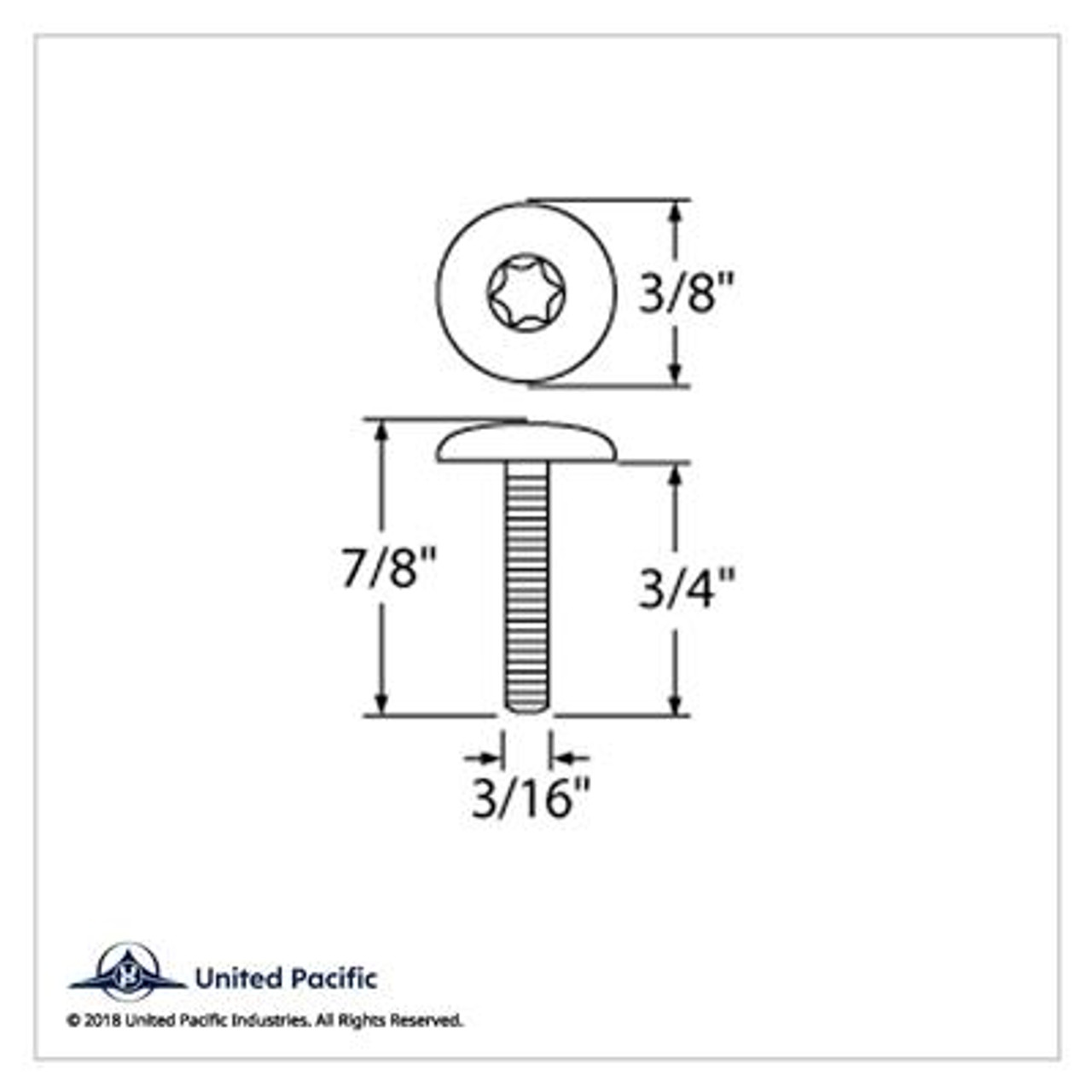 2001+ Peterbilt Dash Screw - OEM Style