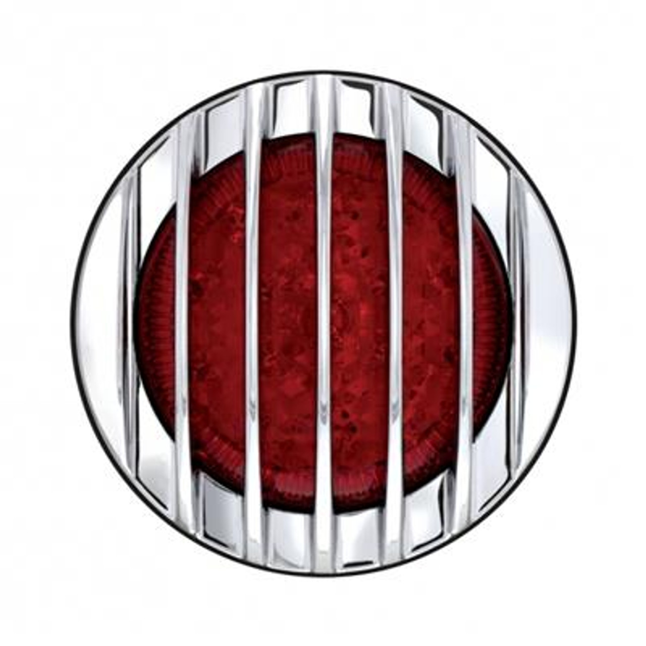 17 LED Tail Light With Chrome Grille Style Flush Mount