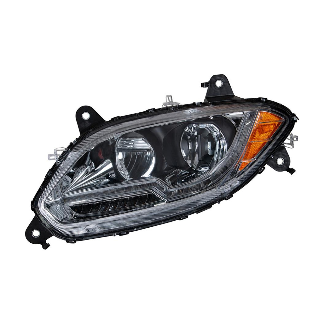 Chrome LED Headlight For 2018-2022 International LT- Driver Side