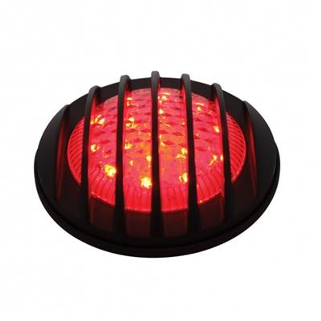 17 LED Tail Light With Black Grille Style Flush Mount