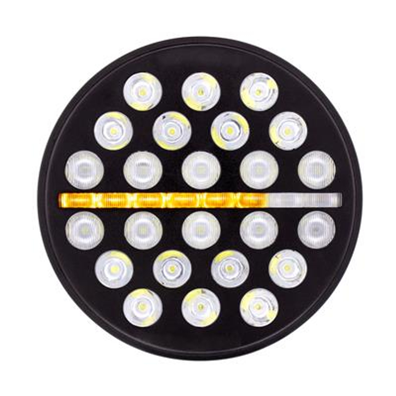 ULTRALIT - 24 High Power LED Circular Light With Dual Color LED Position Light Bar