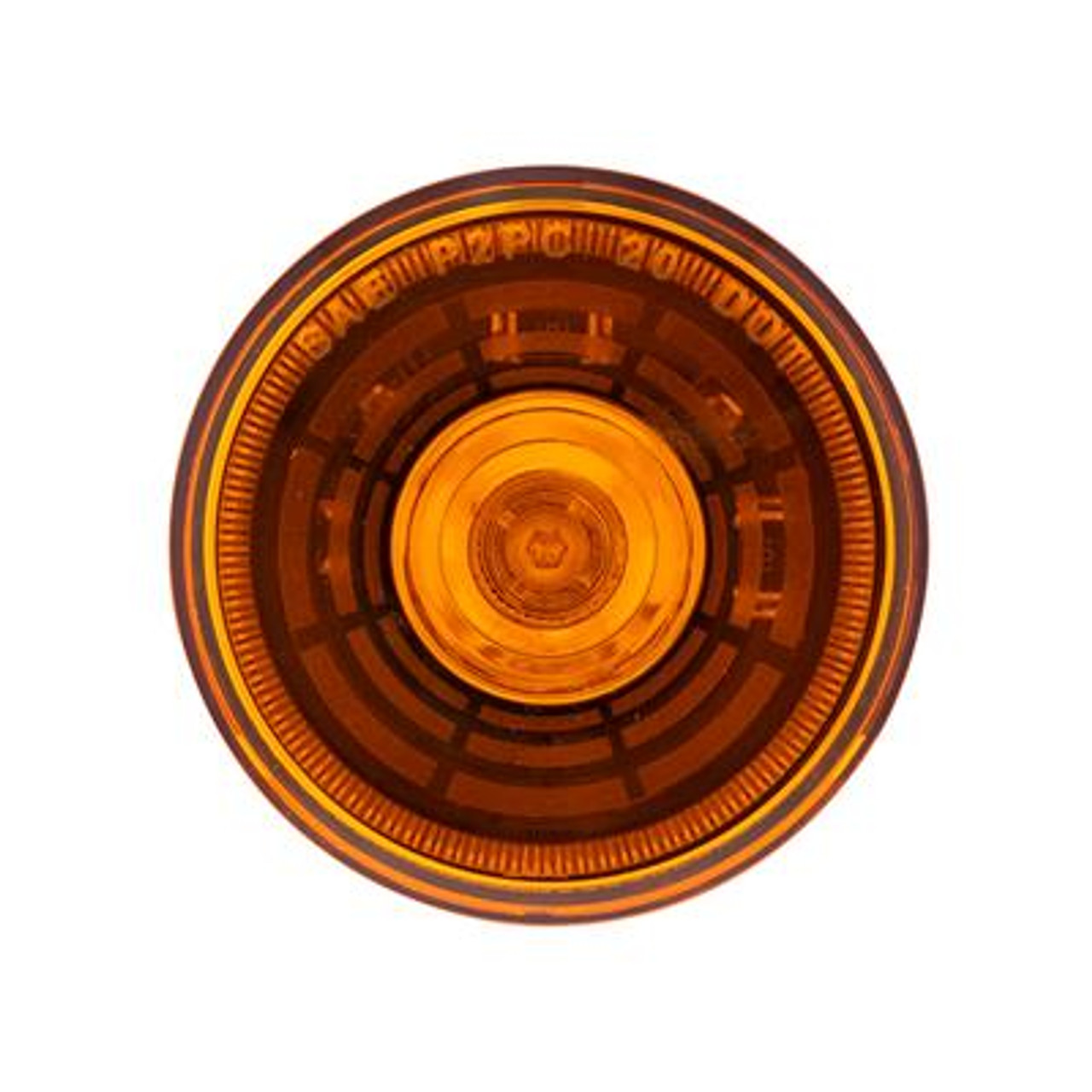 4 LED 2" Round Abyss Light (Clearance/Marker) - Amber LED/Amber Lens