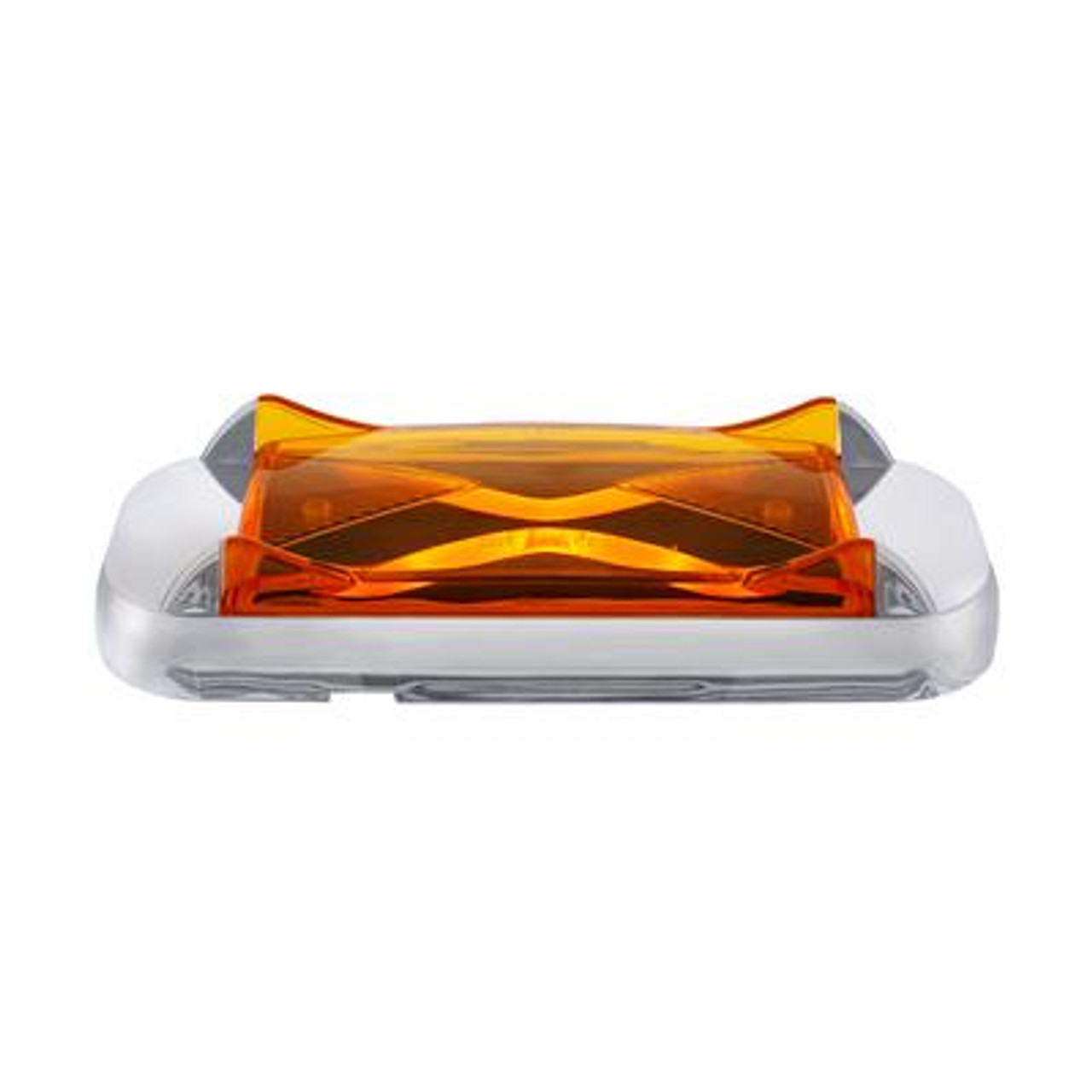 4 LED Saber Rectangular Marker Light With Amber Lens