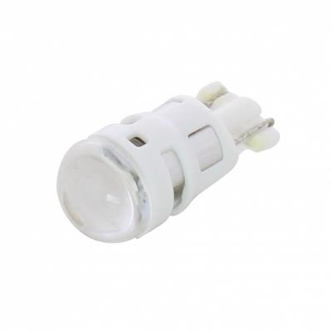 High Power Single LED 194/T10 Bulb - White (2-Pack)