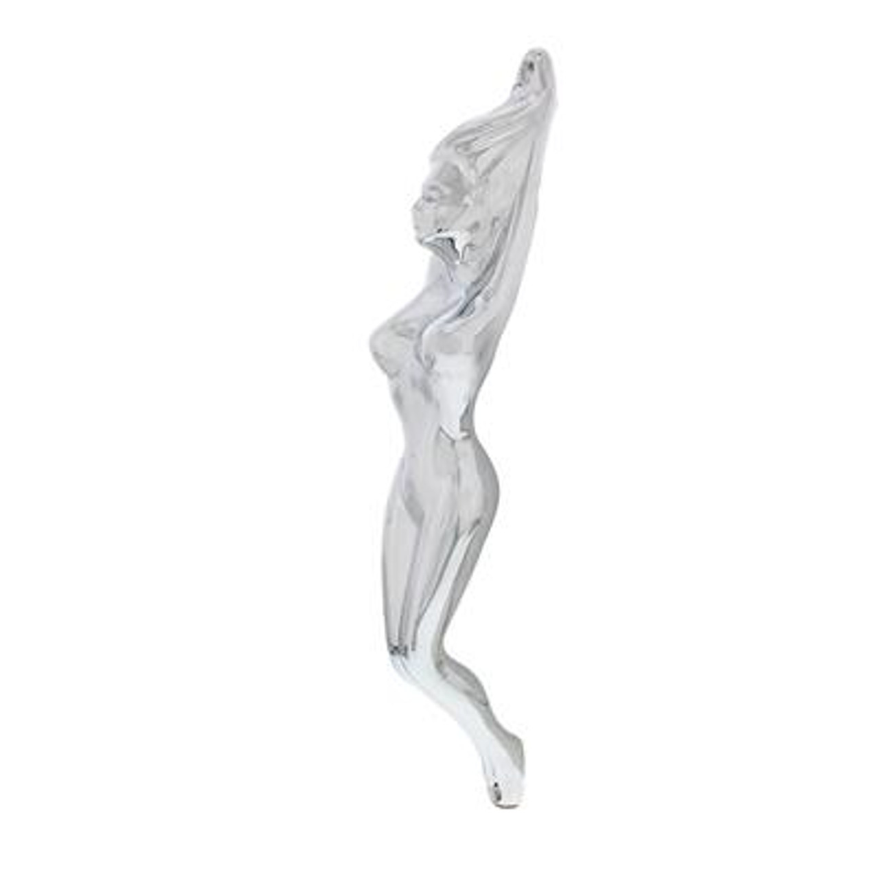 Chrome Nude Lady Shape Grab Handle