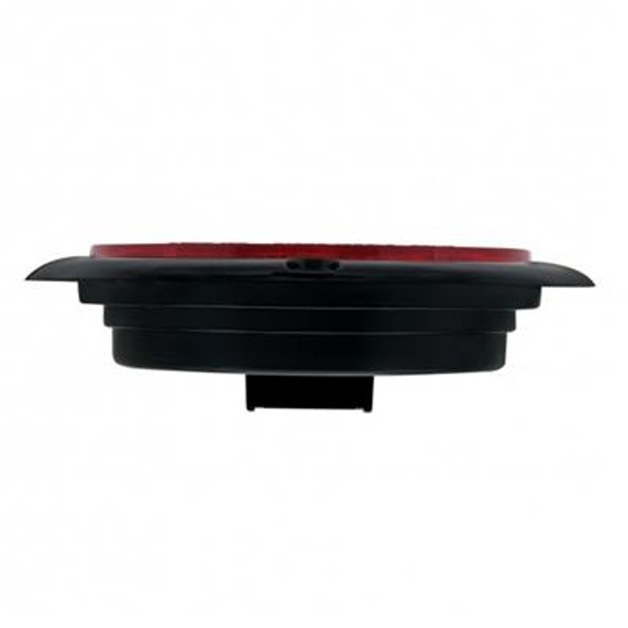 21 LED 4" Round Flange Mount GloLight (Stop, Turn & Tail) - Red LED/Red Lens