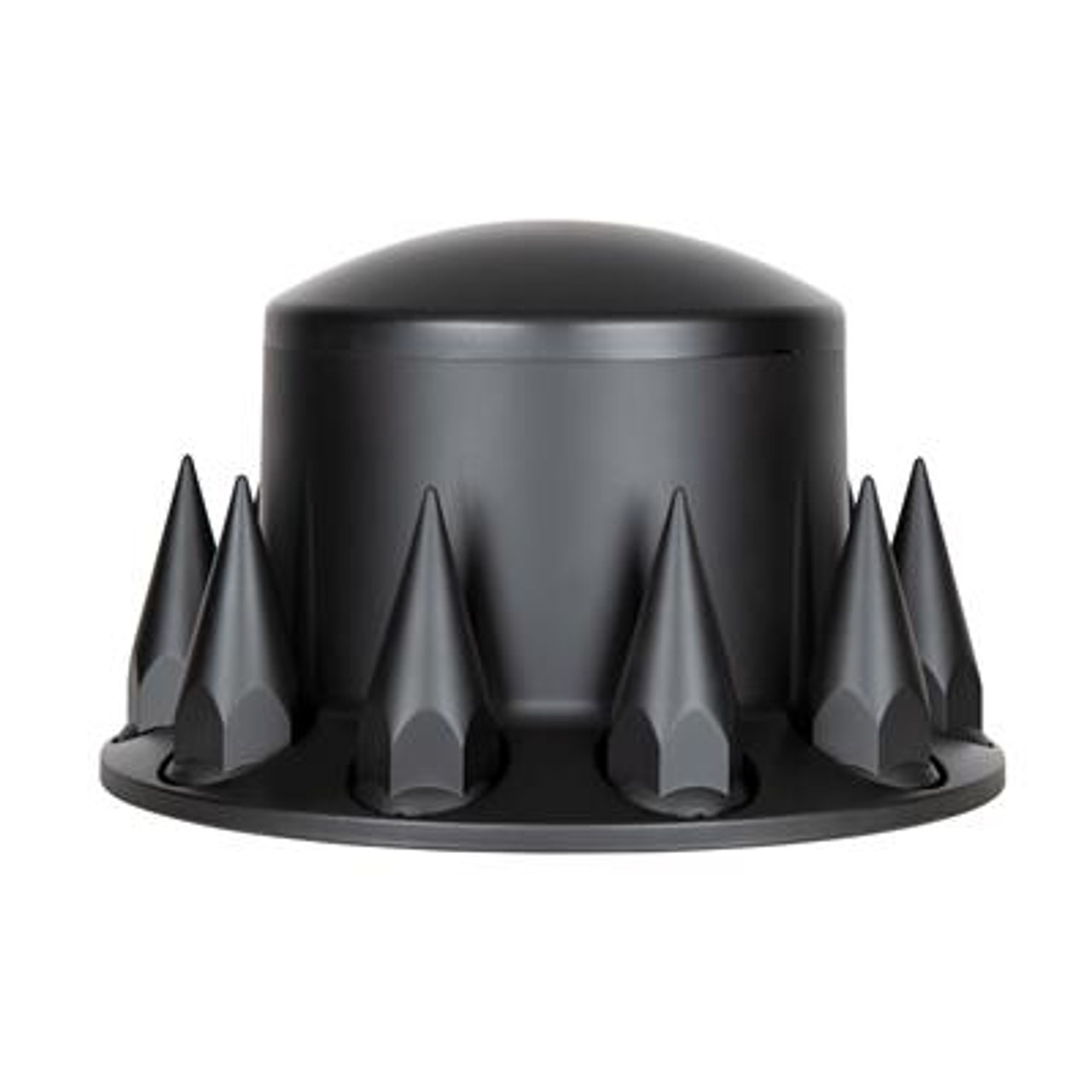 Dome Rear Axle Cover With 33mm Spike Thread-On Nut Covers - Matte Black