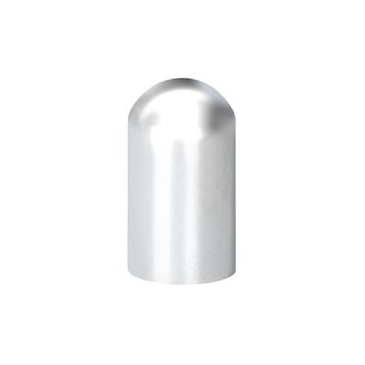 33mm X 4-3/4" Chrome Plastic Razor Nut Covers With Flange - Thread-On (60-Pack)