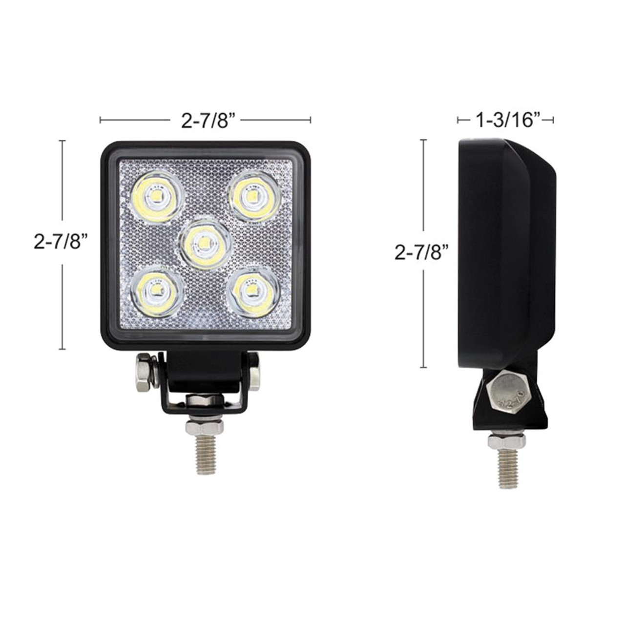 5 LED High Power Mini Work Light Square Spot Light