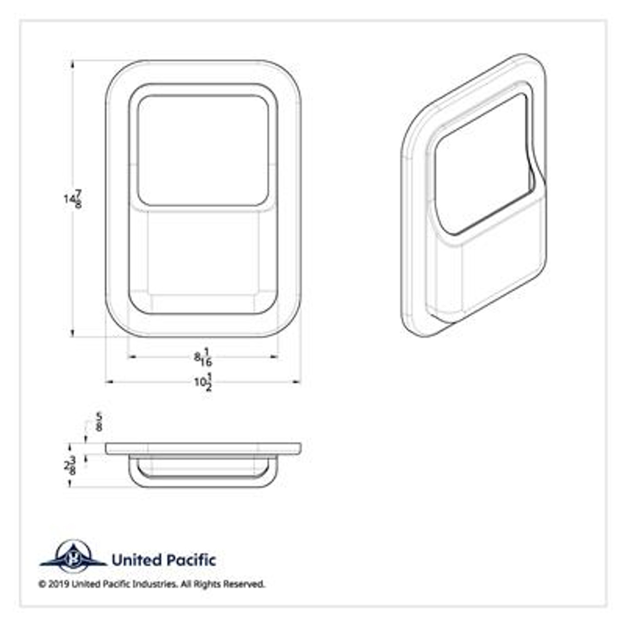 International Door Pocket Cover - Passenger Side (Bulk)