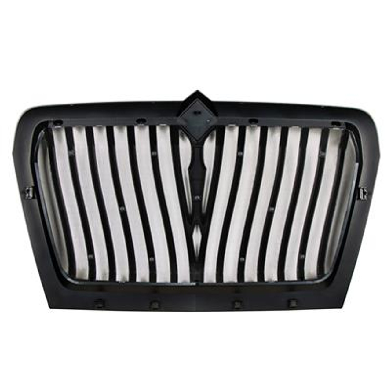Black Curved Style Grille With Bug Screen For 2018-2022 International LT