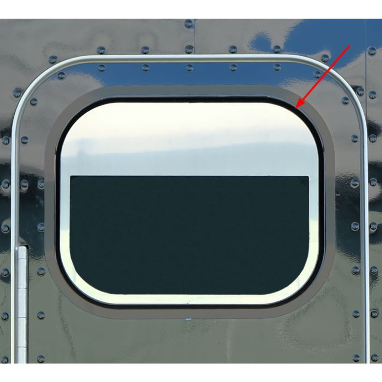 6" Drop Chop Top Sleeper Window (driver side)