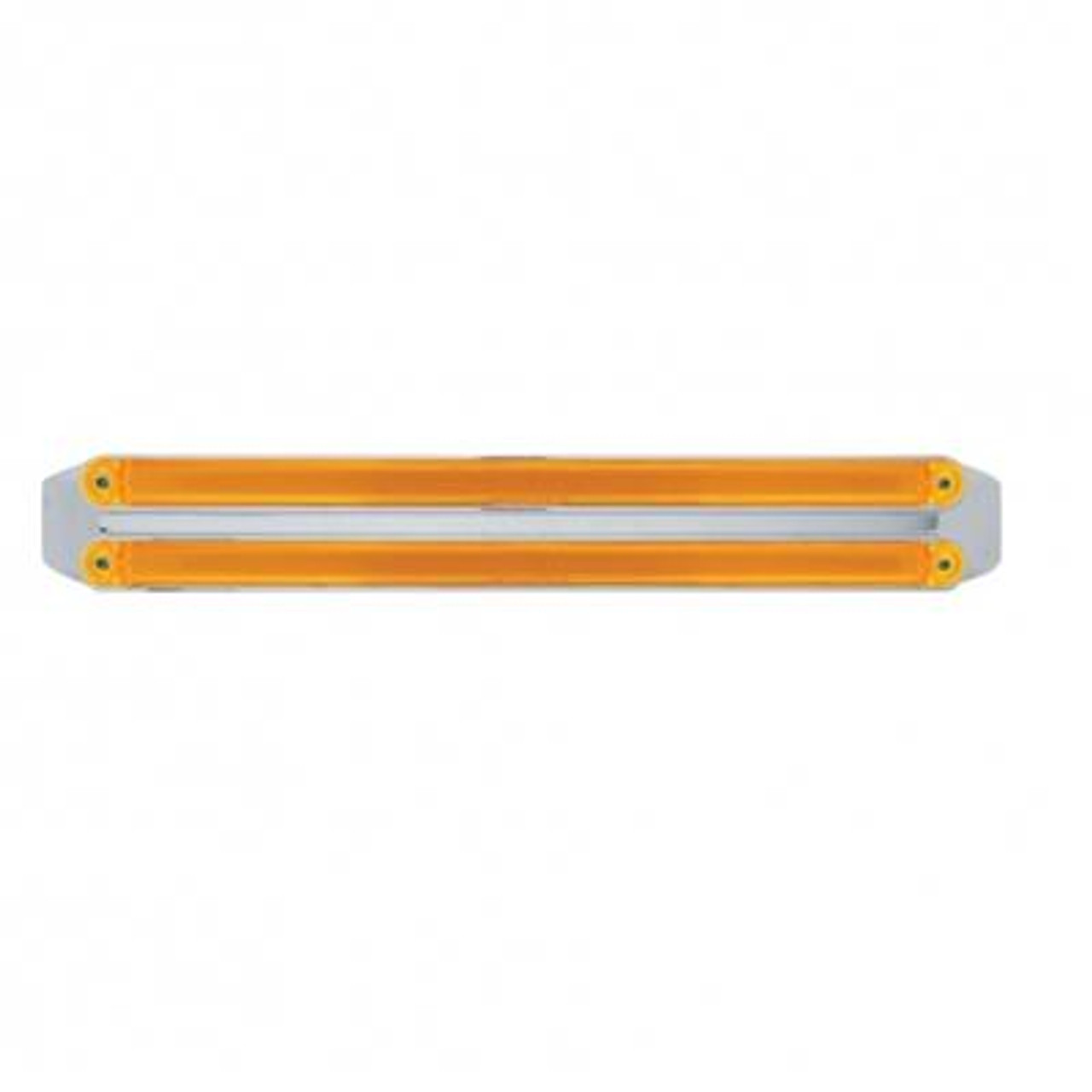 Dual 24 LED Dual Function 12" GloLight Bar With Bezel