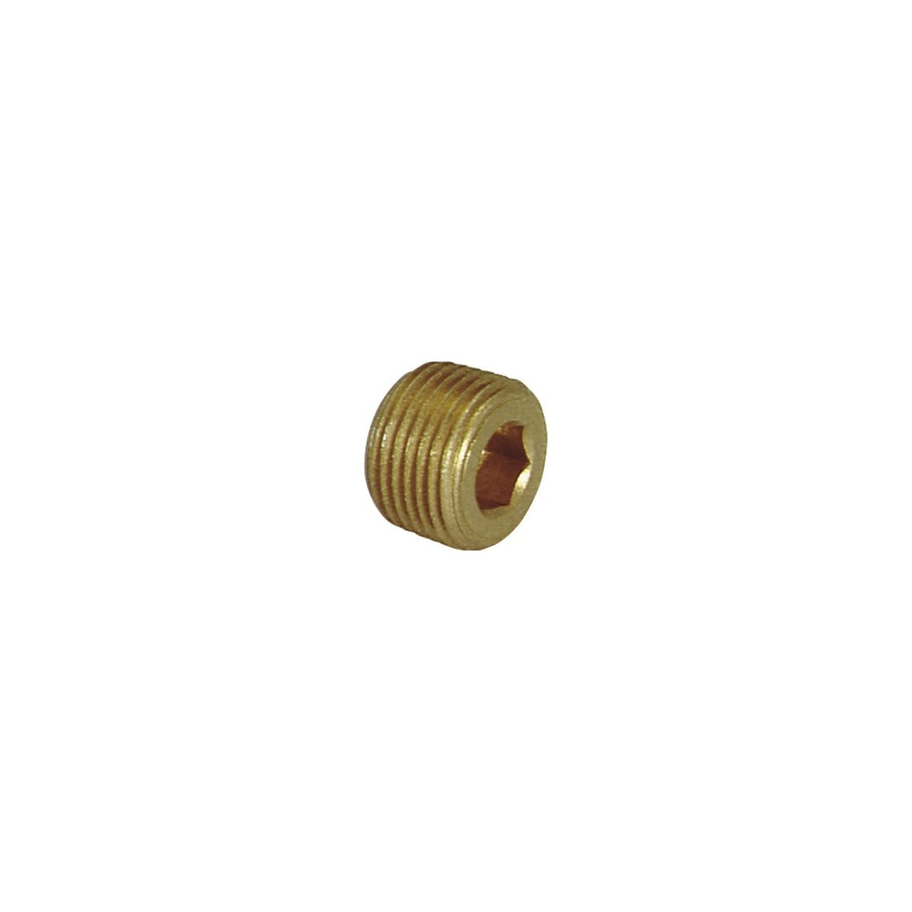 1/4 HEX Socket Plug Brass