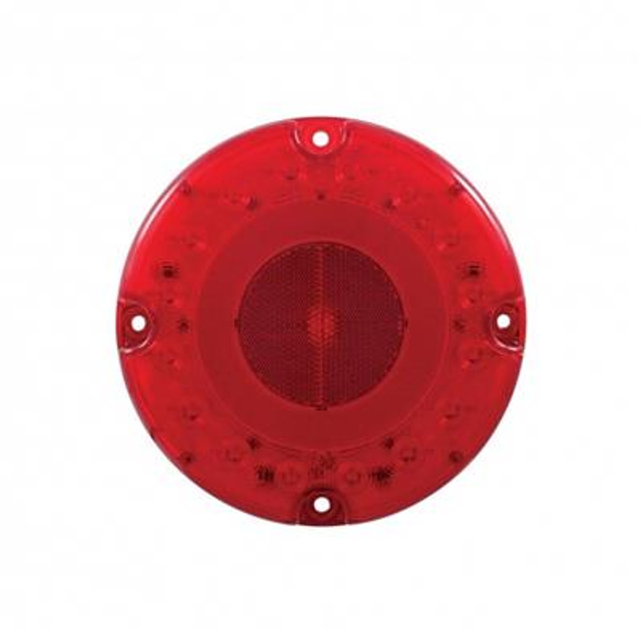32 LED 7" GloLight (Stop, Turn & Tail) - Red LED/Red Lens