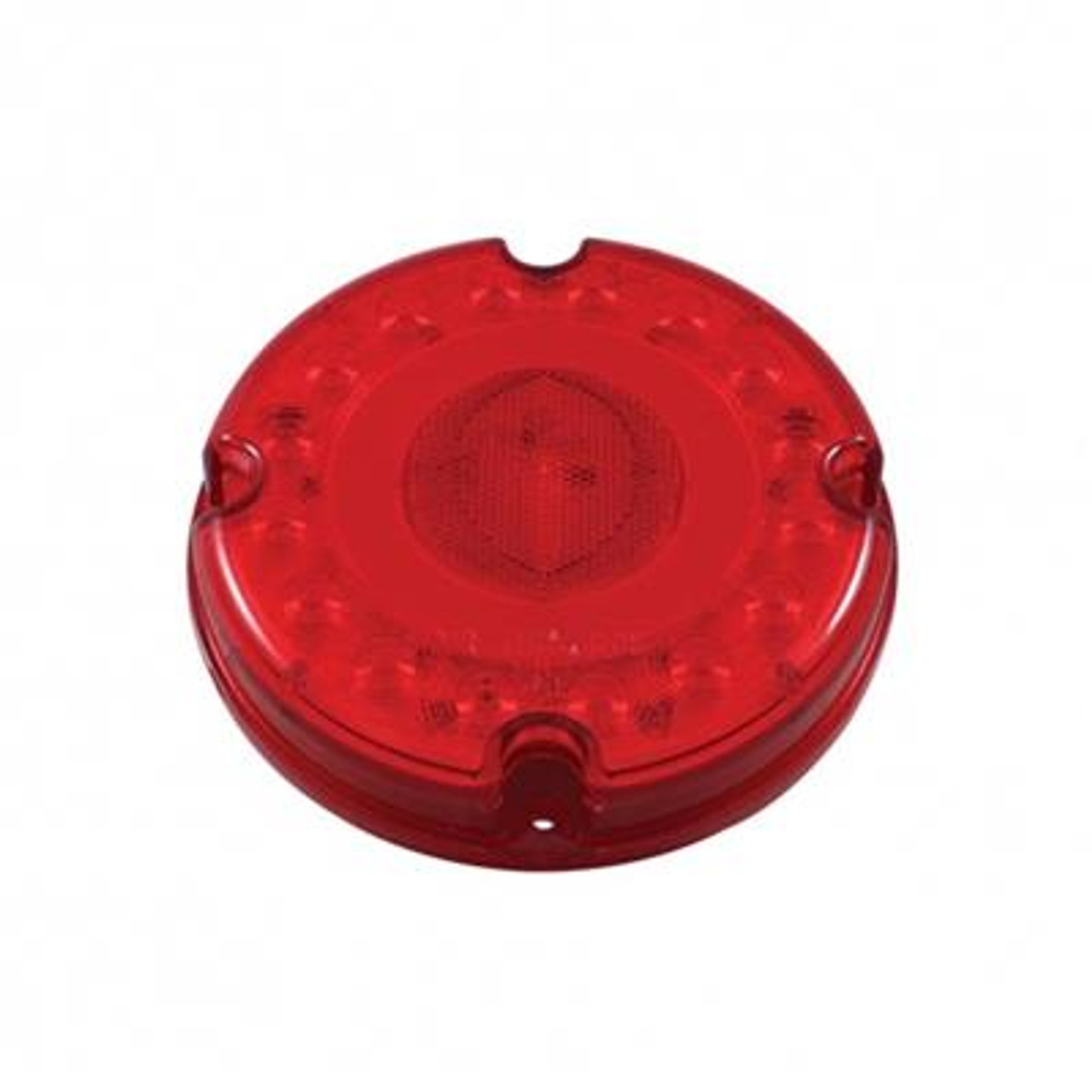 32 LED 7" GloLight (Stop, Turn & Tail) - Red LED/Red Lens