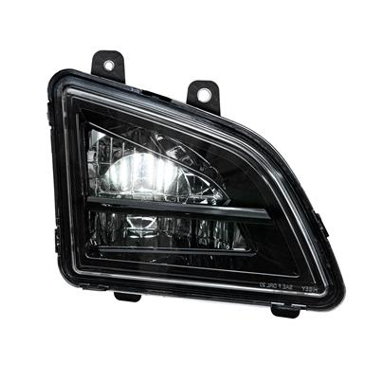 Black LED Driving & Fog Light For 2018-2022 Volvo VNL - Passenger -Competition Series