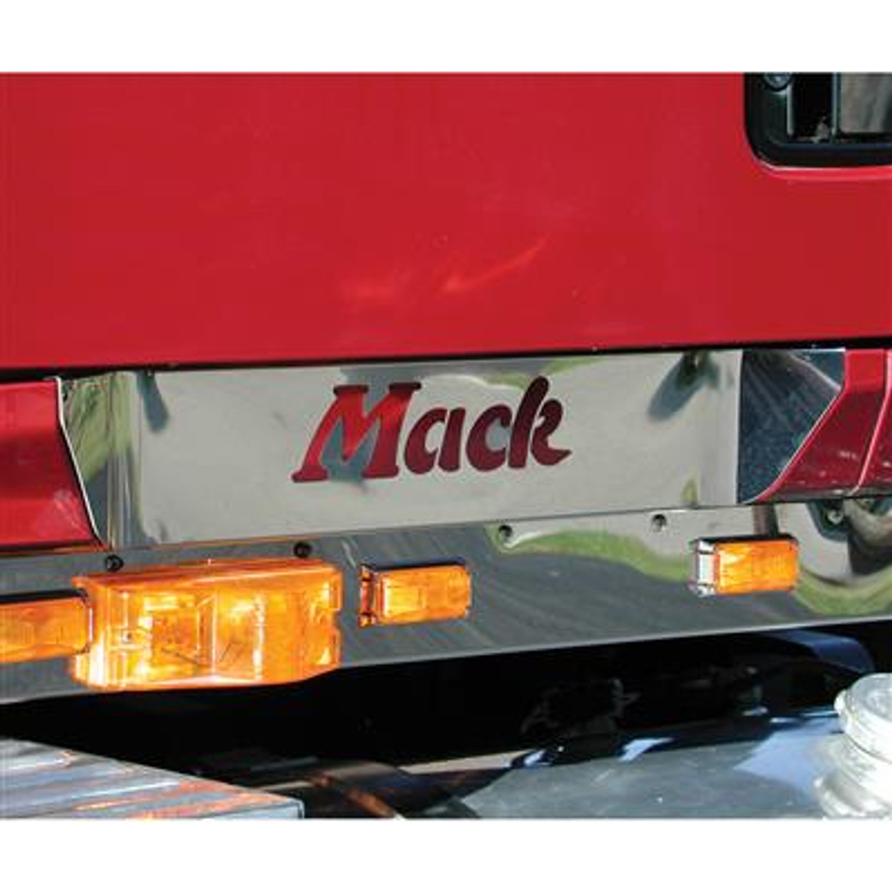 Stainless Upper Scuff Panel With Logo For Mack CH/CL