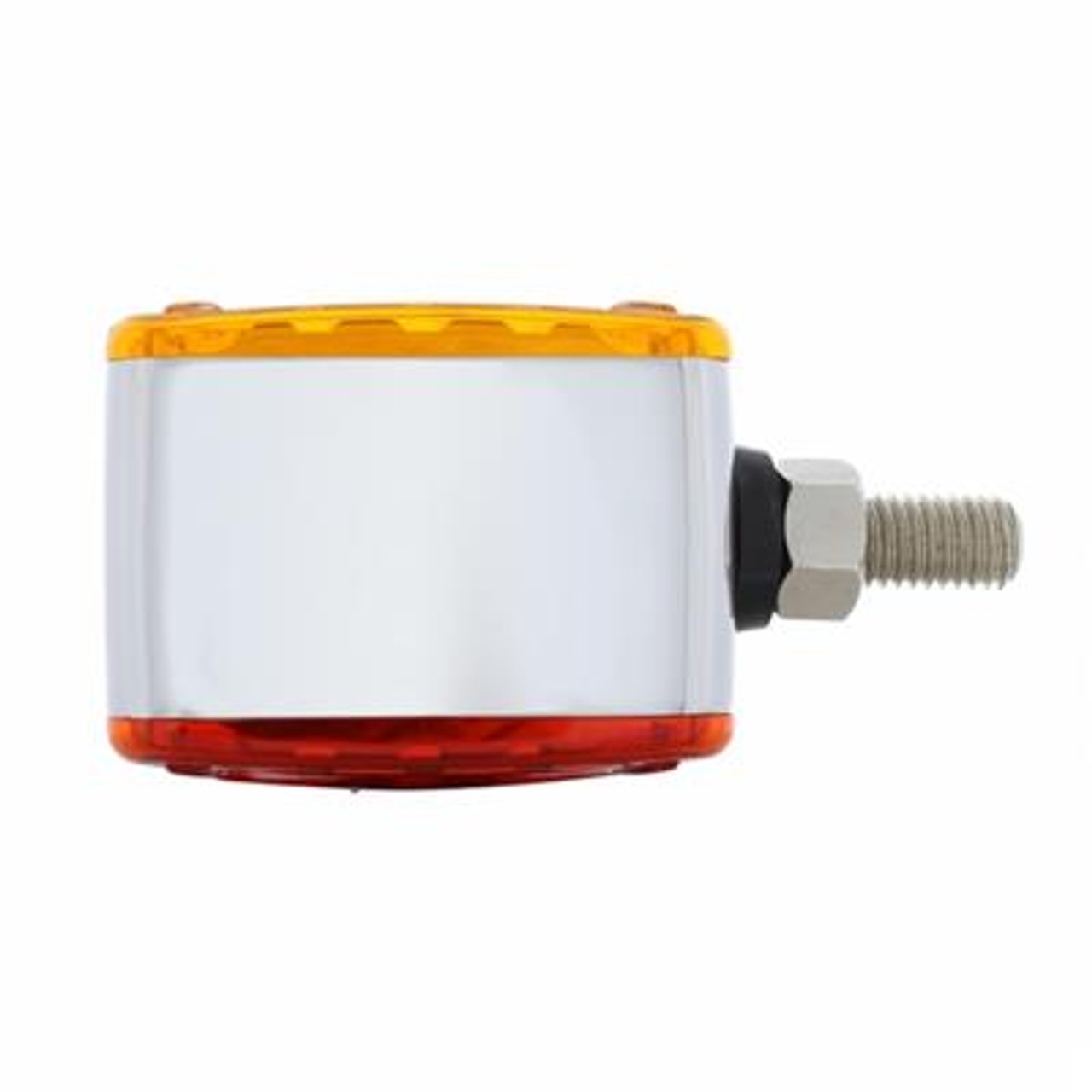 10 LED Dual Function Reflector Double Face Light - Horizontal Mount -Amber & Red LED/Amber & Red Lens