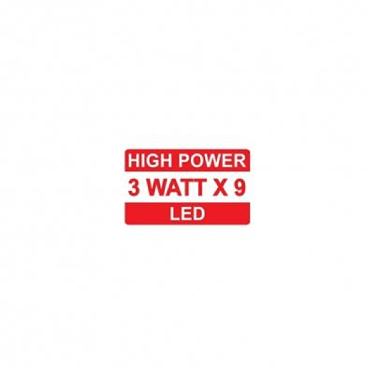 9 High Power LED Round Work Light - Spot