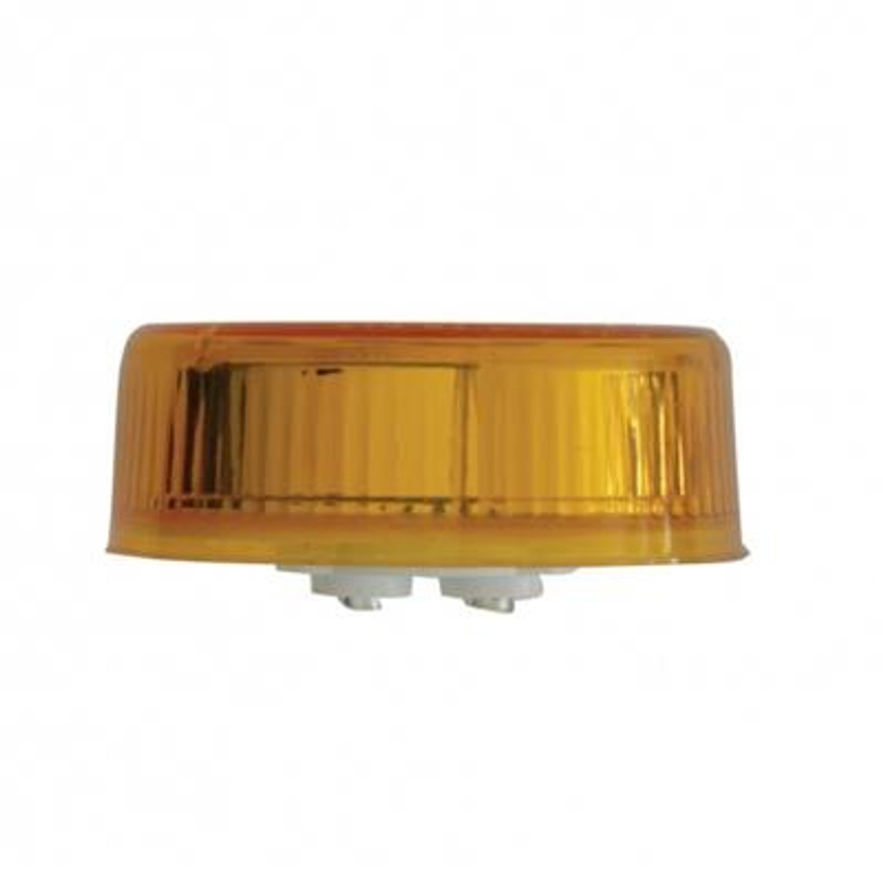 9 LED 2-1/2" Round Pure Reflector Light (Clearance/Marker) - Amber LED/Amber Lens