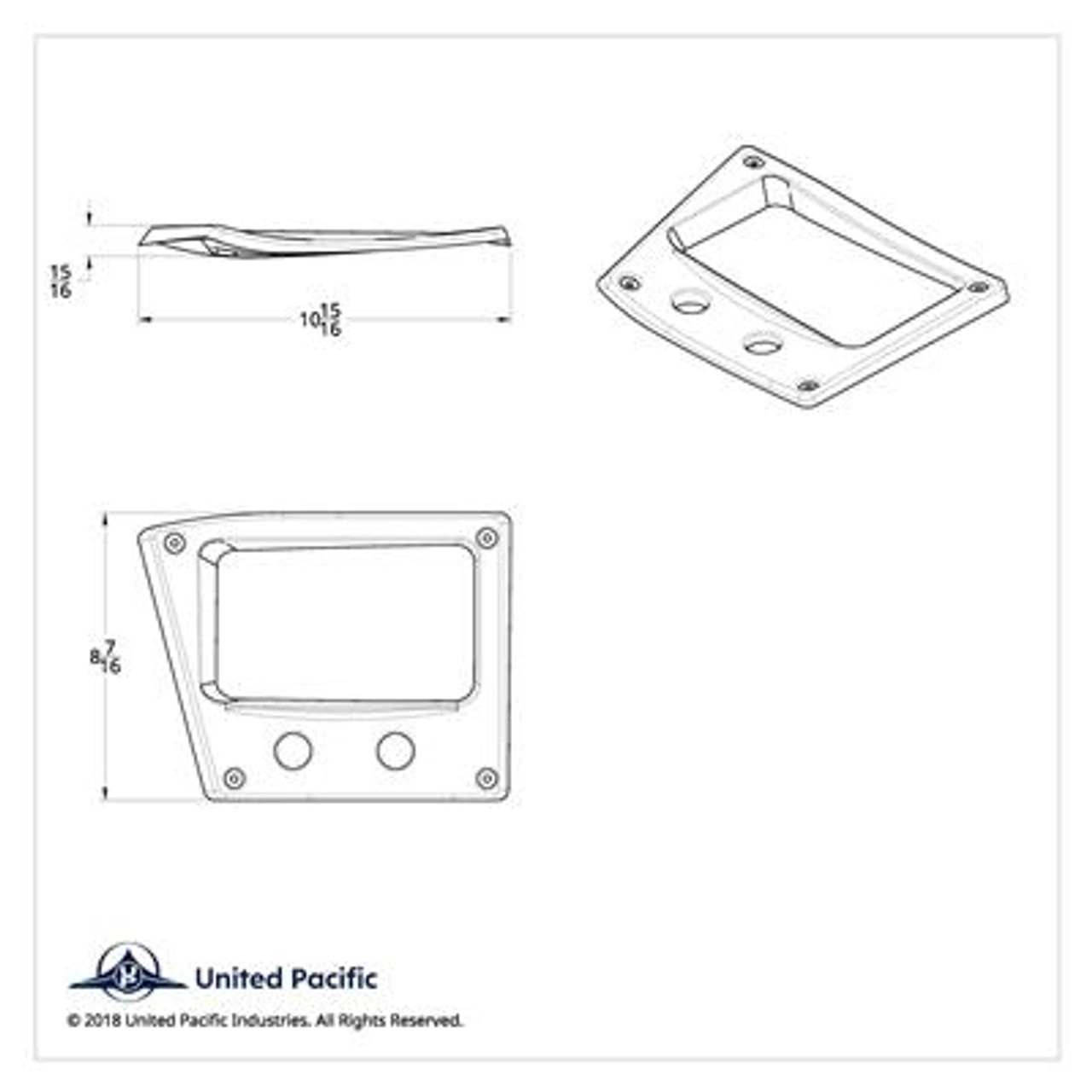 Chrome Plastic Radio/Air Valve Trim For 2008-2017 Freightliner Cascadia