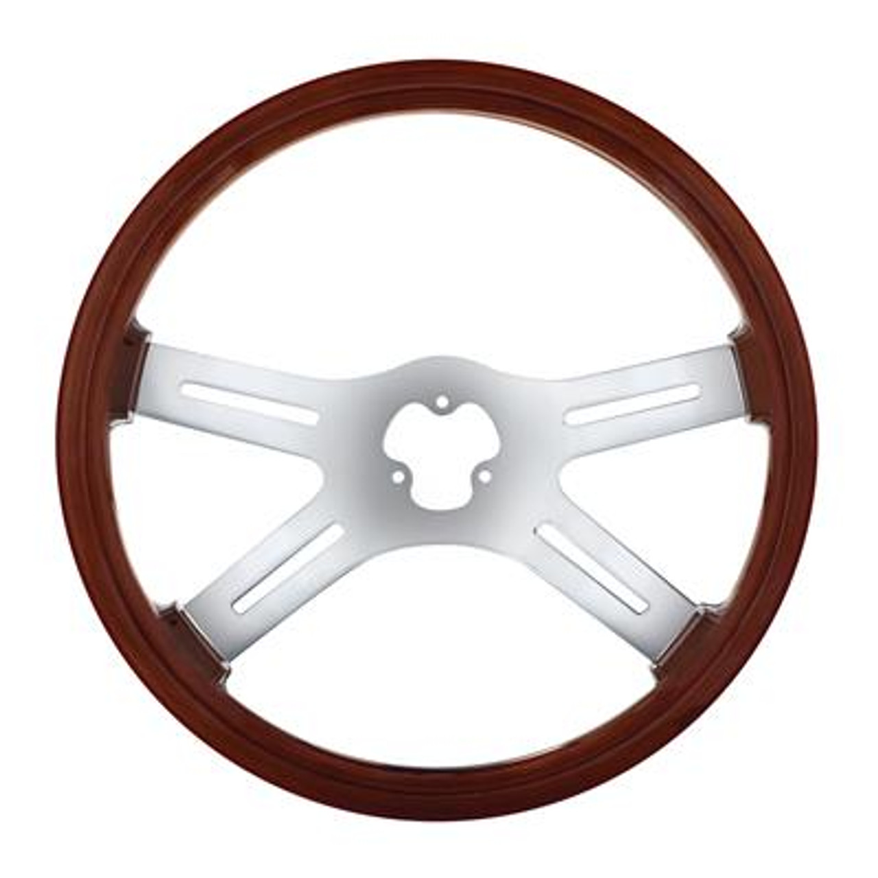 Thanks to United Pacific, you have all kinds of steering wheels to choose from - to wood, chrome, to all the colors of the rainbow. We also carry a variety of steering wheel covers and spinners to help make steering maneuvers easier on you.