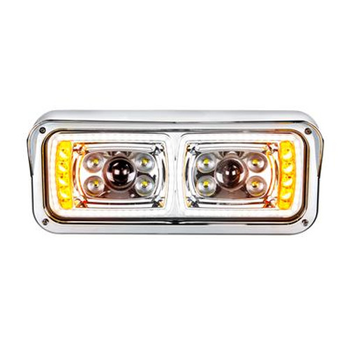 United Pacific makes a variety of headlight assemblies that will light up the road like never before. Applications are available for Peterbilt, Kenworth, Freightliner, and many more. Our headlights meet regulations for light emission and safety.