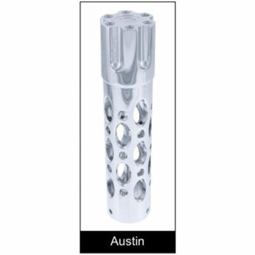 9" Chrome Air Horn Lever Set With "Austin" Grip