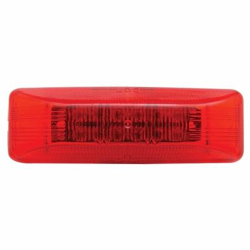 12 LED Rectangular Light Kit (Clearance/Marker) - Red LED/Red Lens (Bulk)