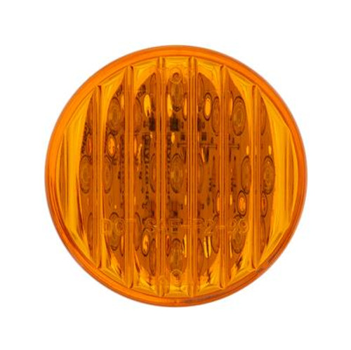 9 LED 2" Round Light (Clearance/Marker) - Amber LED/Amber Lens