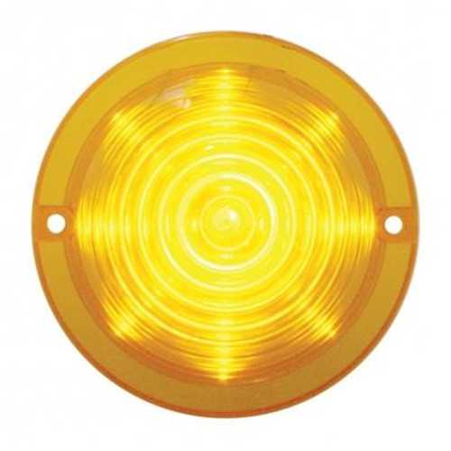 13 LED Beehive Truck-Lite Style Cab Light - Amber LED/Amber Lens